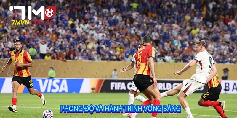 Phong độ và hành trình vòng bảng